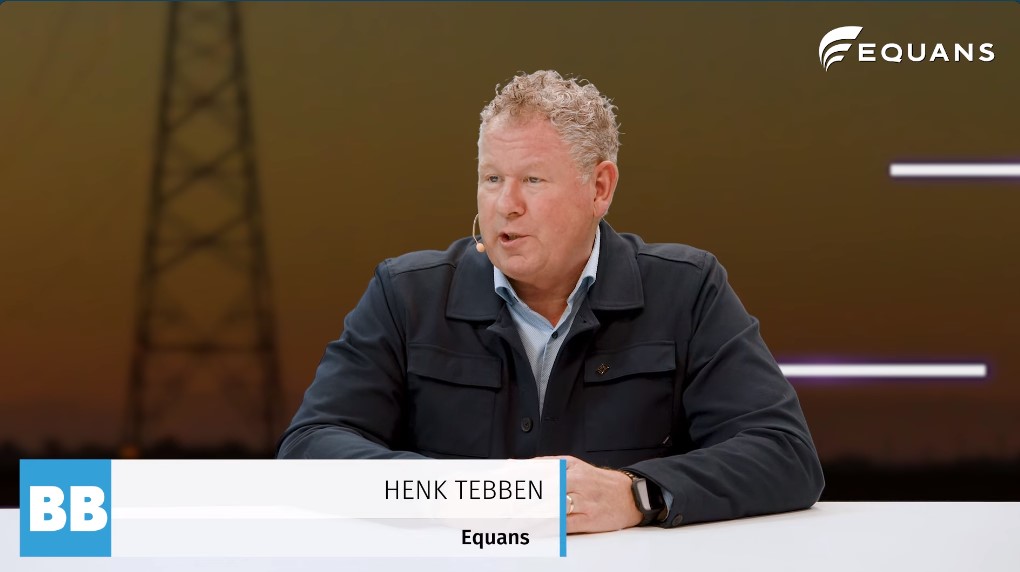 Henk Tebben van Equans te gast in de Boer en Business studio